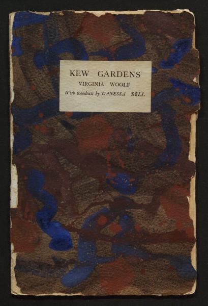 Image of handmade painted cover of Kew Gardens 