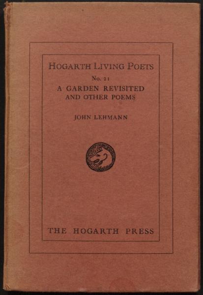 Image of dust jacket of "A Garden Revisited and Other Poems" {Hogarth Living Poets) 