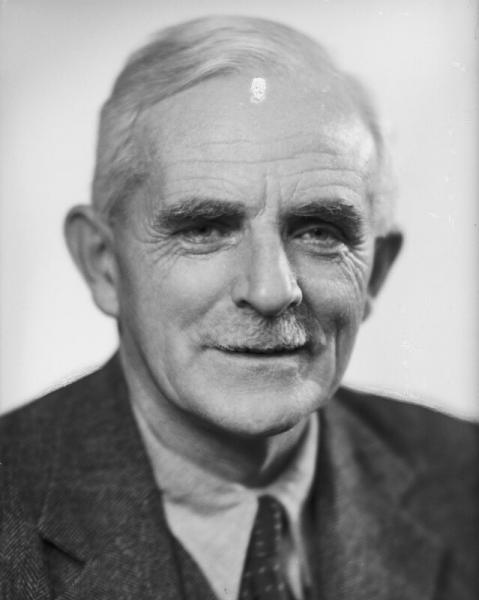 black and white photograph of Barrington Gates