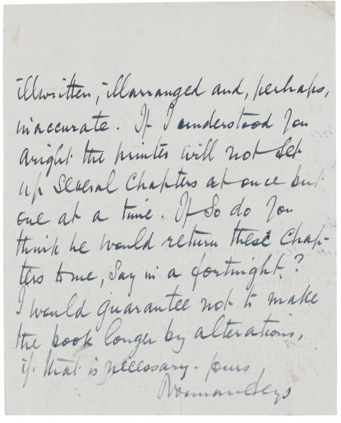 Image of handwritten letter from Norman Leys to Leonard Woolf (31/07/1924), page two