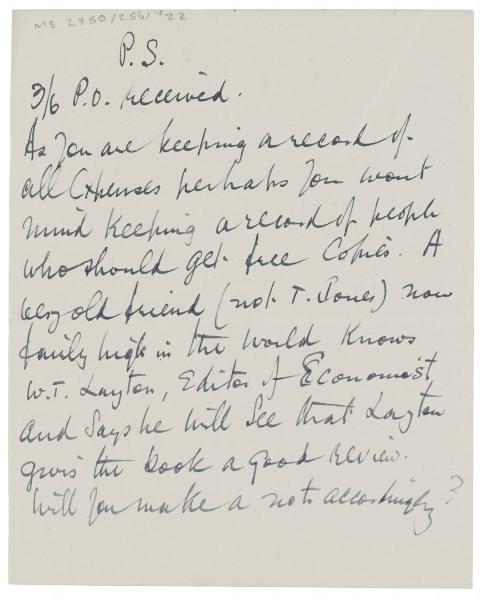 Handwritten letter from Norman Leys to Leonard Woolf (06/08/1924) [2] page 7 of 7