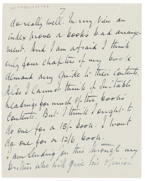 Handwritten letter from Norman Leys to Leonard Woolf (10/08/1924) page 7 of 8