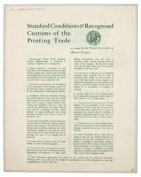 Image of typescript letter from the Garden City Press Ltd. to the Hogarth Press (11/04/1938) page 2 of 2