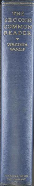Dark blue cloth board spine with gold lettering