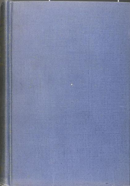 Front cover; dull blue cloth board