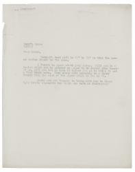 Image of typescript letter from Leonard Woolf to Roger Fry (06/08/1923) page of 1 