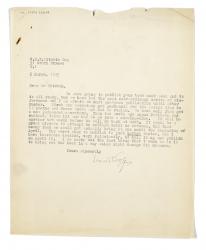 Image of letter from Leonard Woolf to C. H. B. Kitchin (06/03/1925) page 1 of 1