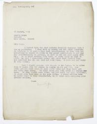 Image of typescript letter from Leonard Woolf to Norman Leys (18/08/1925) page 1 of 1