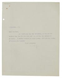 Image of typescript letter from Leonard Woolf to Harold Nicolson (04/11/1924)  page 1 of 1