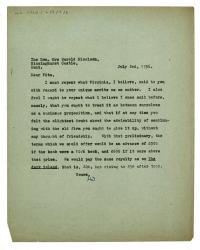 Letter from The Hogarth Press to Vita Sackville-West (02/07/1936)