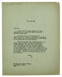 Letter from The Hogarth Press to Vita Sackville-West (04/03/1937)