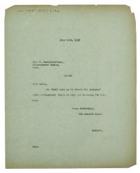 Letter from The Hogarth Press to Vita Sackville-West (12/07/1937)