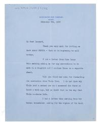 Letter from Vita Sackville-West to The Hogarth Press (08/11/1937)