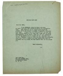 Letter from The Hogarth Press to The Book Society (12/10/1937)