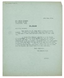 Letter from Margaret West at The Hogarth Press to Ray Strachey (24/06/1936)