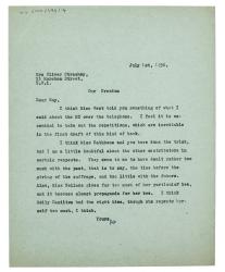 Letter from Leonard Woolf at The Hogarth Press to Ray Strachey (01/07/1936)