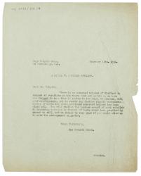 Image of typescript letter from The Hogarth Press to Hugh Walpole (12/02/1936) page 1 of 1
