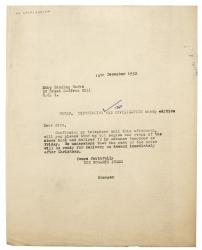 Image of letter from Miss Scott Johnson to the Ship Binding Works (12/14/1932) page 1 of 1