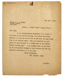 Letter from The Hogarth Press to R. & R. Clark (02 May 1933)