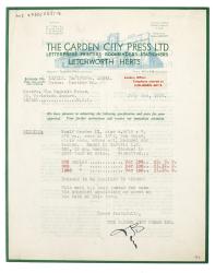 Letter from The Garden City Press Ltd to The Hogarth Press (02 Jul 1935)