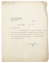 Letter from The Hogarth Press to Curtis Brown Ltd (18/02/1933)