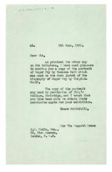 Image of a Letter from The Hogarth Press to J. P. Hodin (05/06/1950)