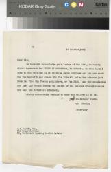 Image of a typescript letter from the William A. Bradley Literary Agency to The Hogarth Press (25/10/1937); page 1 of 1