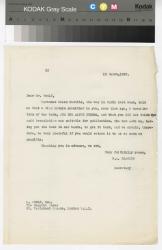 Image of a typescript letter from the William A. Bradley Literary Agency to The Hogarth Press (15/3/1937); page 1 of 1
