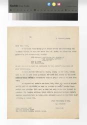 Image of a typescript letter from the William A. Bradley Literary Agency to The Hogarth Press (5/2/1935); page 1 of 1