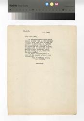 Image of a typescript letter from the William A. Bradley Literary Agency to The Hogarth Press (28/1/1935); page 1 of 1