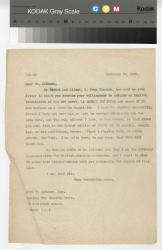 Image of a typescript letter from the William A. Bradley Literary Agency to The Hogarth Press (20/11/1931); page 1 of 1