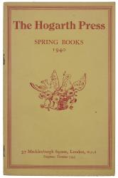 Image of front cover of the catalogue of The Hogarth Press, Spring Books (1940) 