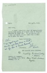 Image of typescript letter from The Hogarth Press to A. Zwemmer Ltd (03/04/1952) page 1 of 1