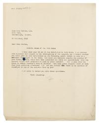 Image of typescript letter from The Hogarth Press to Mary Gordon (29/12/1935) page 1 of 1