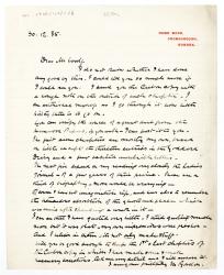 Image of typescript letter from Mary Gordon to Leonard Woolf (30/12/1935) [1]  page 1 of 1