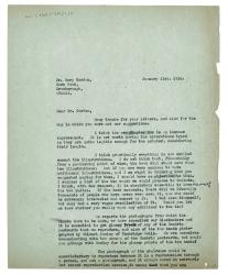 Image of typescript letter from The Hogarth Press to Mary Gordon (21/01/1936) page 1 of 2