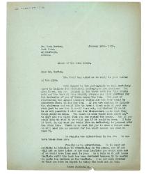 Image of typescript letter from The Hogarth Press to Mary Gordon (24/01/1936) page 1 of 1