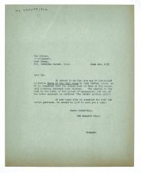 Image of typescript letter from The Hogarth Press to Prediction magazine (02/06/1938)  page 1 of 1