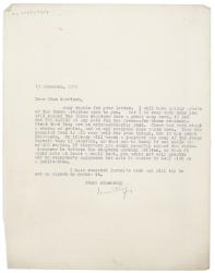 Image of typescript letter from Leonard Woolf to Jane Ellen Harrison (17/12/1924) page 1 of 1