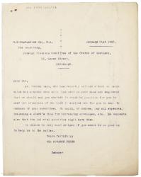 image of typescript letter from The Hogarth Press to W. W. Machlachlan (21/01/1925)