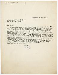Image of typescript letter from Leonard Woolf to Norman Leys (15/12/1925) page 1 of 1