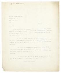 Image of typescript letter from The Hogarth Press to Thomas Seltzer inc (26/02/1923) page 1 of 1