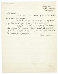 Image of handwritten letter from Samuel Solomonovich Koteliansky to Leonard Woolf (20/12/1933) page 1 of 1