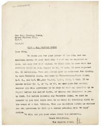 Image of typescript letter from John Lehmann to the Ship Binding Works (10/04/1931) page 1 of 1