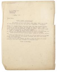Image of typescript letter from Leonard Woolf to R & R. Clark (06/03/1924) page 1 of 1
