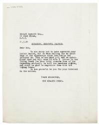 Image of typescript letter from The Hogarth Press to Edward Garnett (20/05/1932) page 1 of 1