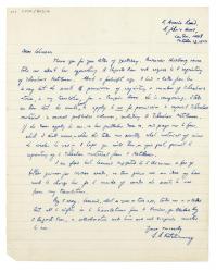 Image of handwritten letter from S. S. Koteliansky to John Lehmann (12/10/1944) page 1 of 1