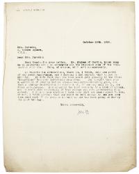 Image of typescript letter from Leonard Woolf to Viola Tree (30/10/1925) page 1 of 1