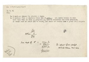 Image of typescript Hogarth Press memo relating to the Death of the Moth (06/07/1943) page 1 of 1