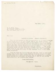 Image of typescript letter from The Hogarth Press to G. S. Dutt (15/04/191929) page 1 of 1